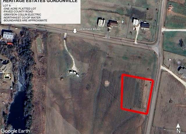 Property at LOT 1.8 Heritage, Gordonville, TX 76245