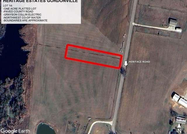 Property at LOT 1.14 Heritage, Gordonville, TX 76245
