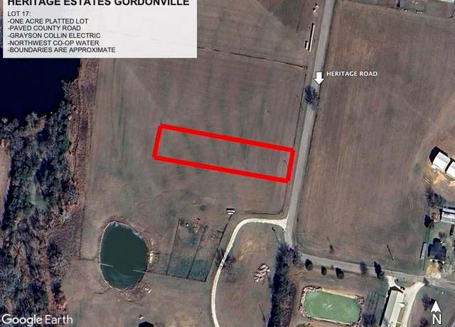 Property at LOT 1.17 Heritage, Gordonville, TX 76245