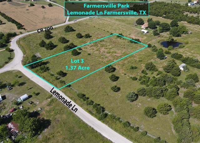 Property at Lot 3 Lemonade Ln, Farmersville, TX 75442