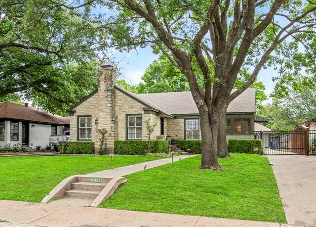 Property at 6035 Monticello Ave, Dallas, TX 75206, 3 beds, 2 baths