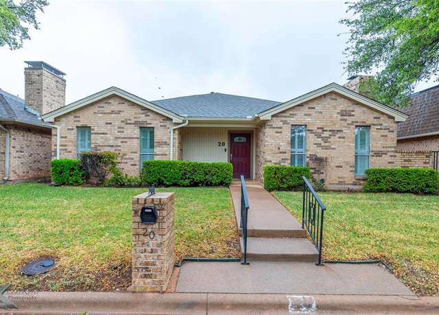 Property at 20 Surrey Sq, Abilene, TX 79606, 2 beds, 2 baths