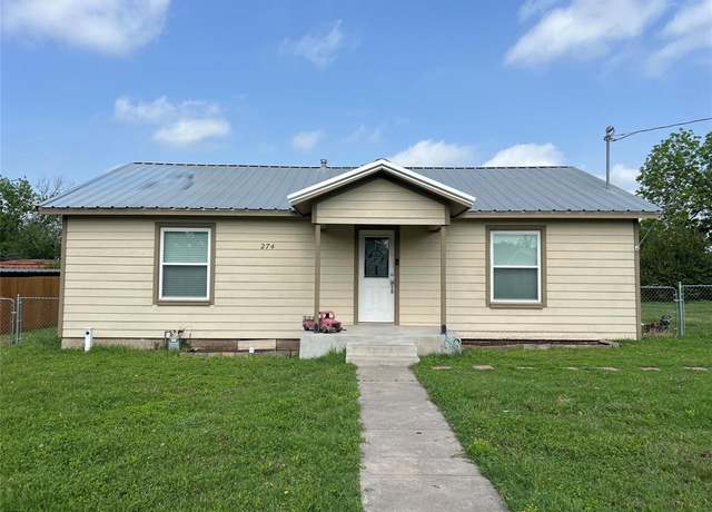 Property at 274 Hawk St, Dublin, TX 76446, 2 beds, 1 bath