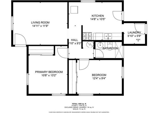 Property at 3709 S Hughes Ave, Fort Worth, TX 76119, 2 beds, 1 bath