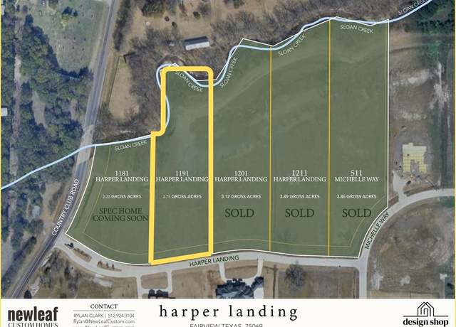 Property at 1191 Harper Lndg, Fairview, TX 75069