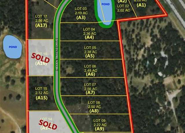 Property at 107 (Lot A1) Hidden Timbers Dr, Alvord, TX 76225