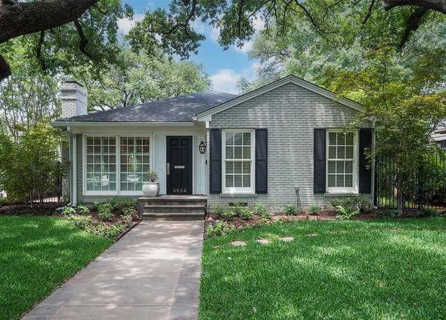 Property at 4684 Belclaire Ave, Highland Park, TX 75209, 3 beds, 2.5 baths