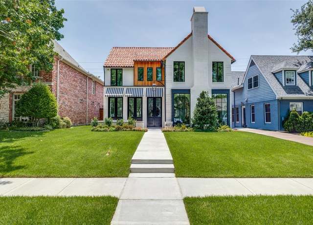 Property at 4073 Stanford Ave, University Park, TX 75225, 5 beds, 5.5 baths
