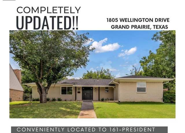 Property at 1805 Wellington Dr, Grand Prairie, TX 75051, 3 beds, 2 baths