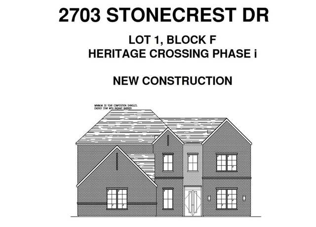 Property at 2703 Stonecrest Dr, Sherman, TX 75092, 4 beds, 4 baths