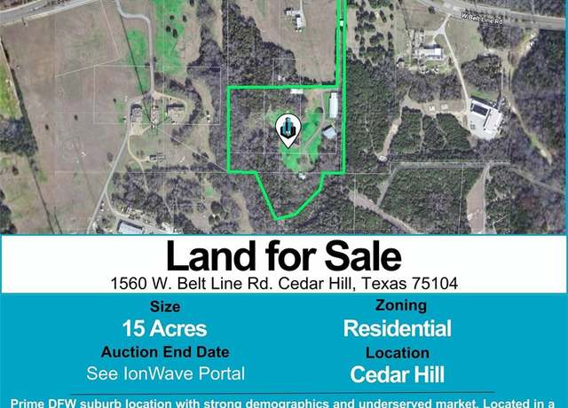 Property at 1560 W Belt Line Rd, Cedar Hill, TX 75104