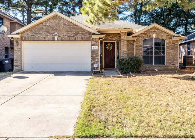 Property at 536 Cross Ridge Cir N, Fort Worth, TX 76120, 4 beds, 2 baths