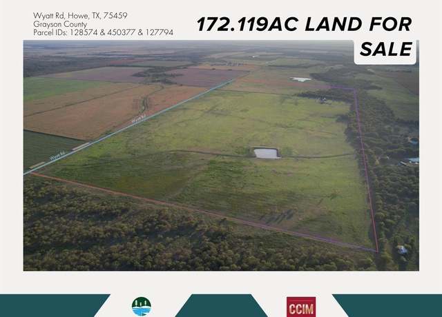 Property at TBD 172.12 Wyatt Rd, Howe, TX 75092