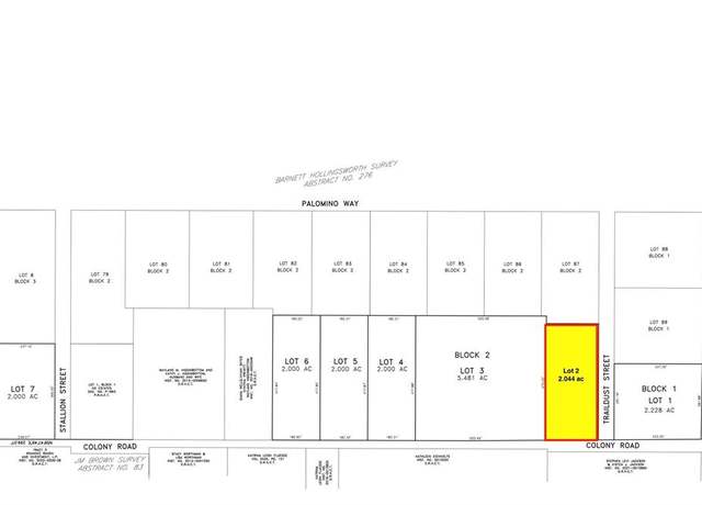 Property at Lot 2 Colony Rd, Tolar, TX 76476