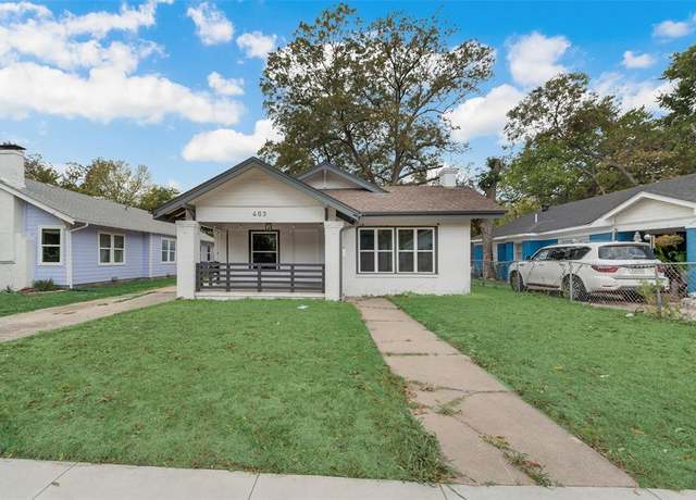 Property at 403 S Marlborough Ave, Dallas, TX 75208, 3 beds, 2 baths