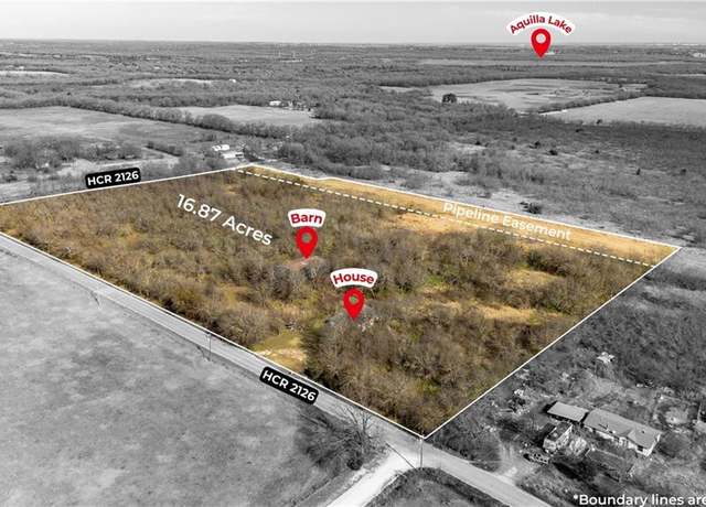 Property at 484 Hcr 2126, Whitney, TX 76692, 2 beds, 1 bath