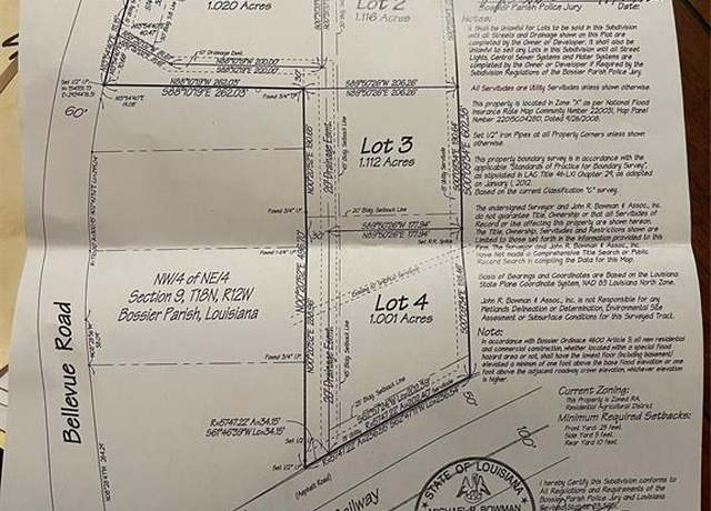 Property at 03 Bellevue Rd, Haughton, LA 71037