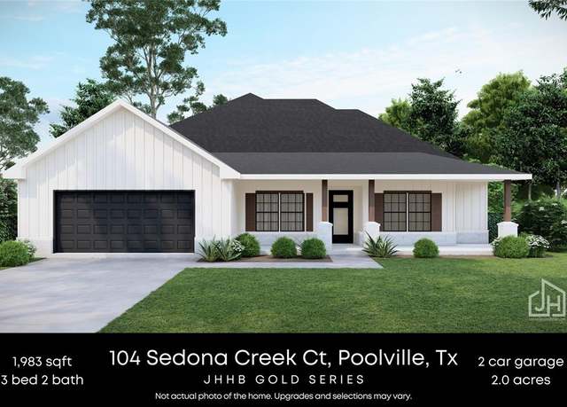 Property at 104 Sedona Creek Ct, Poolville, TX 76487, 3 beds, 2 baths