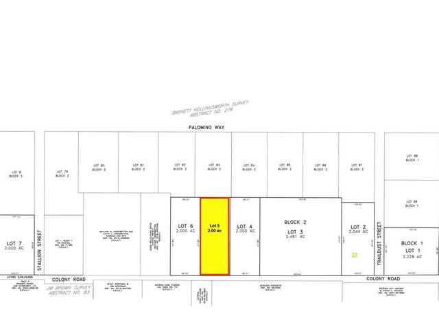 Property at Lot 5 Colony Rd, Tolar, TX 76476