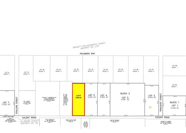 Property at Lot 6 Colony Rd, Tolar, TX 76476