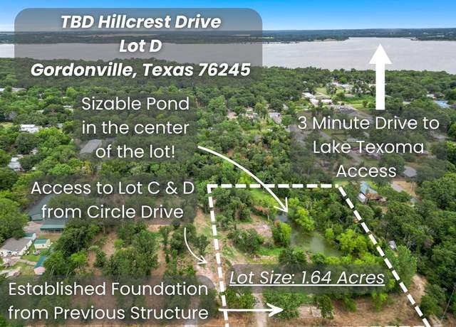 Property at 1221 Hillcrest Cir, Gordonville, TX 76245
