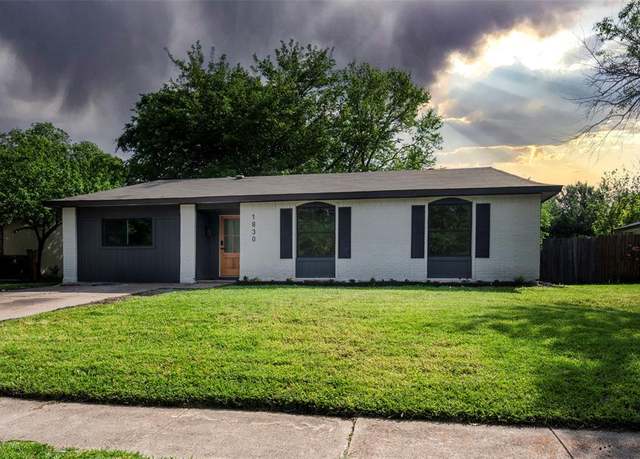 Property at 1830 Bosque Dr, Garland, TX 75040, 3 beds, 2 baths