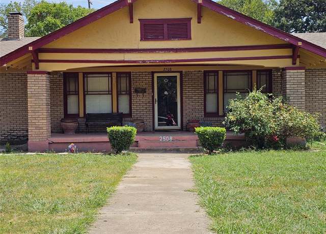 Property at 2508 Park Row Ave, Dallas, TX 75215, 3 beds, 1 bath