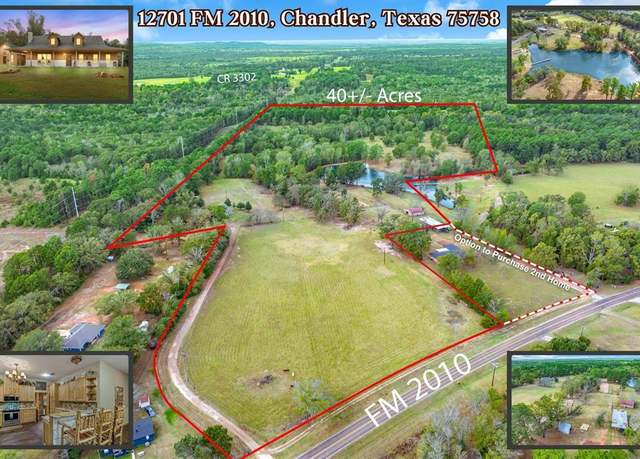 Property at 12701 FM 2010, Chandler, TX 75758, 3 beds, 2.5 baths