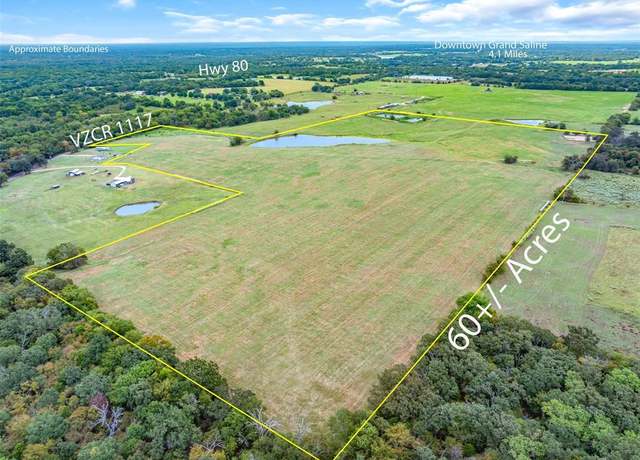 Property at TBD (60 Acres) VZ County Road 1117, Grand Saline, TX 75140