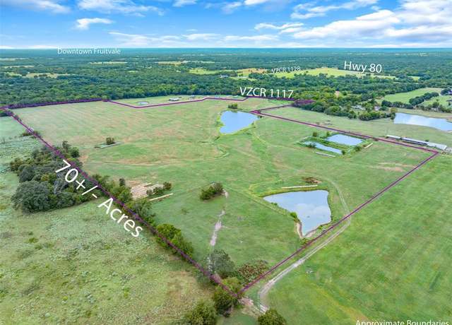 Property at TBD (70 Acres) VZ County Road 1117, Grand Saline, TX 75140