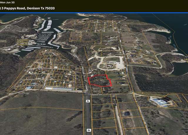 Property at 108 & lot 3 Pappys Rd, Denison, TX 75020