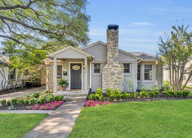 Property at 6034 Monticello Ave, Dallas, TX 75206, 3 beds, 2.5 baths