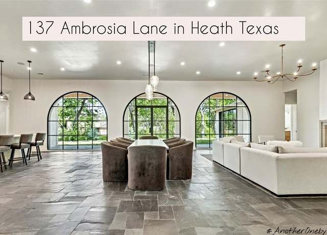 Property at 137 Ambrosia, Heath, TX 75032, 4 beds, 4.5 baths
