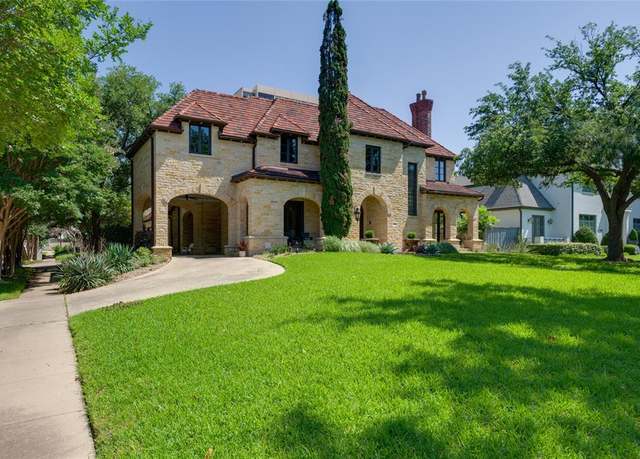Property at 3840 Villanova St, University Park, TX 75225, 5 beds, 6 baths
