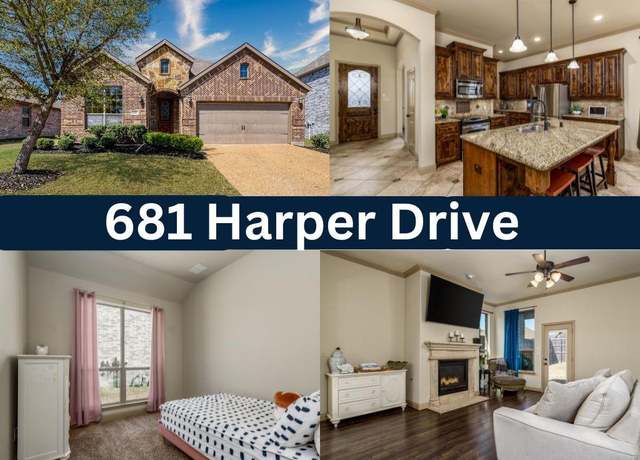 Property at 681 Harper Dr, Fate, TX 75087, 4 beds, 2 baths
