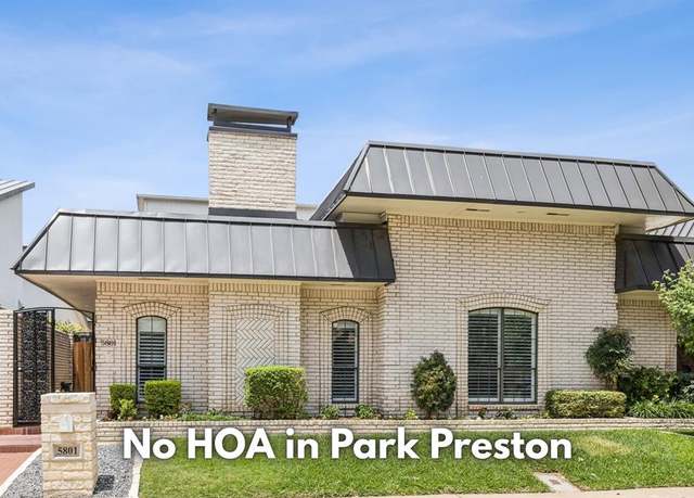 Property at 5801 Orchid Ln, Dallas, TX 75230, 4 beds, 3 baths