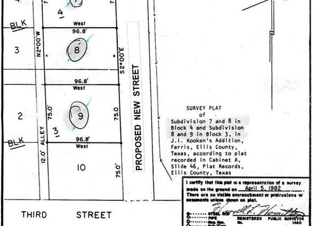 Property at 313 E 3rd St, Ferris, TX 75125