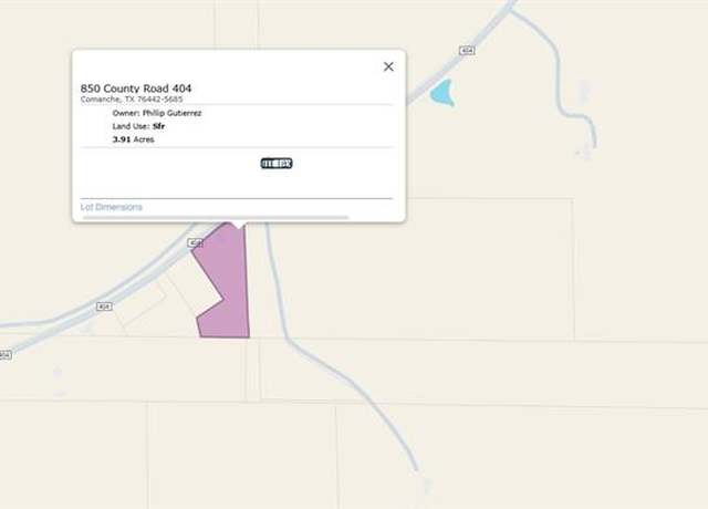 Property at 850 County Road 404, Comanche, TX 76442