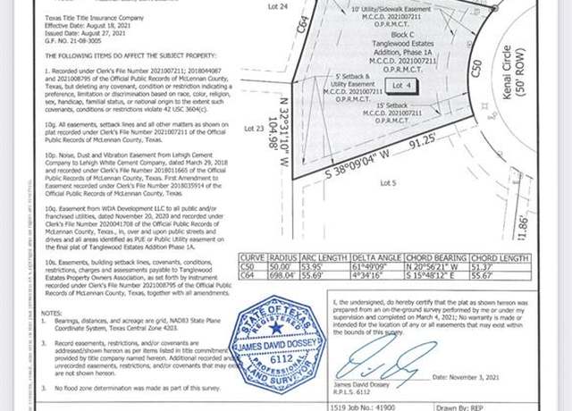 Property at 12006 Kenai Cir, Woodway, TX 76712