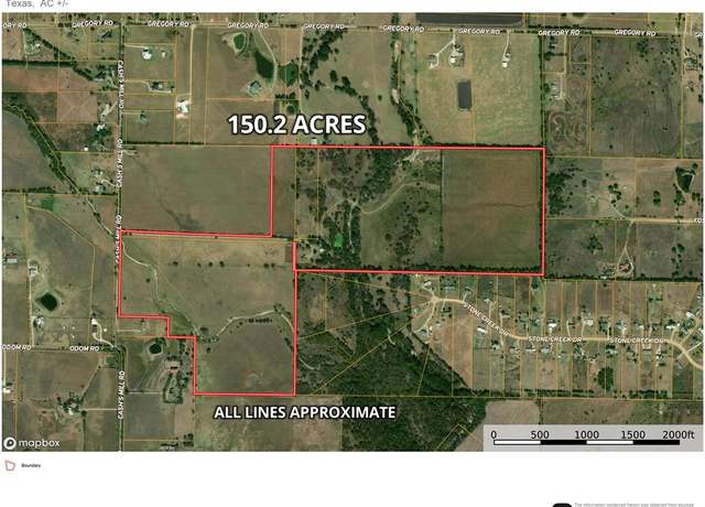 Property at 150.2 +/- ac 14134 Cashs Mill Rd, Sanger, TX 76266