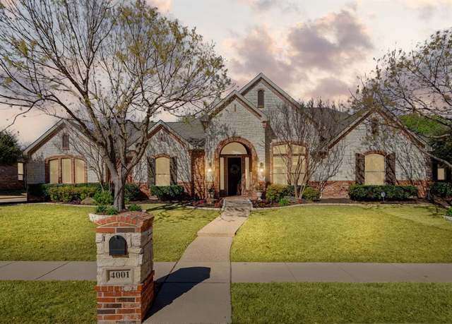 Property at 4001 Regency Park Ct, Flower Mound, TX 75022, 4 beds, 3 baths