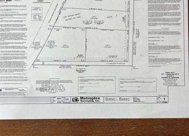 Property at Lot 2 New Hope Rd, Aubrey, TX 76227