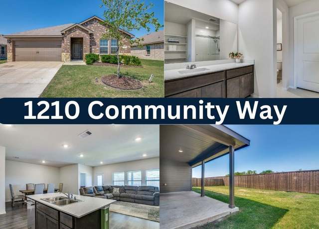 Property at 1210 Community Way, Royse City, TX 75189, 4 beds, 2 baths