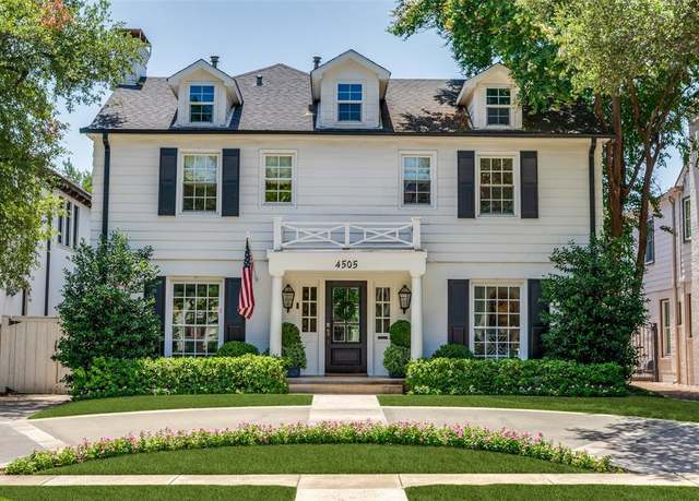 Property at 4505 Belfort Ave, Highland Park, TX 75205, 4 beds, 4.5 baths