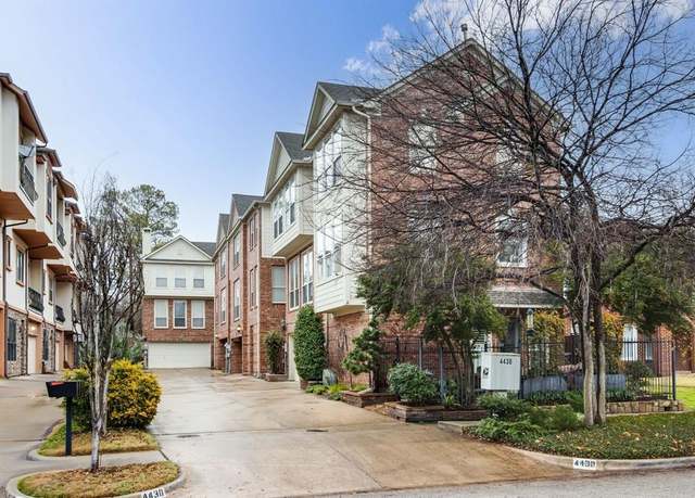 Property at 4430 Bowser Ave Unit C, Dallas, TX 75219, 3 beds, 3 baths