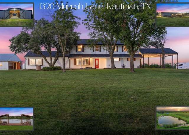 Property at 1320 Murrah Ln, Kaufman, TX 75142, 4 beds, 3 baths