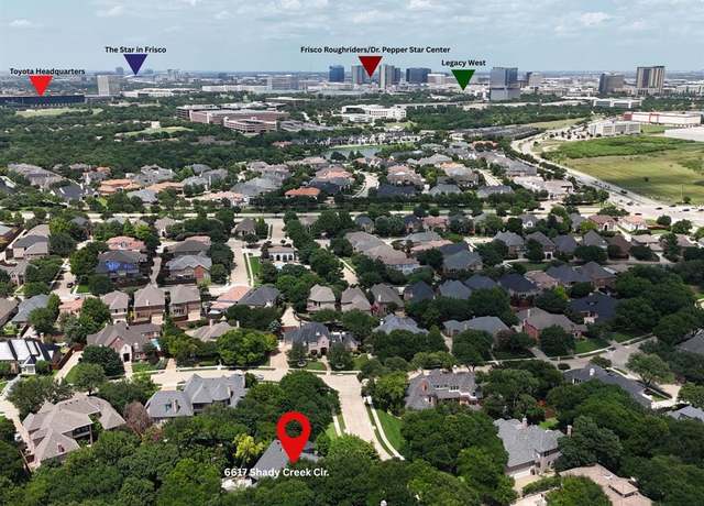 Property at 6617 Shady Creek Cir, Plano, TX 75024, 4 beds, 3.5 baths