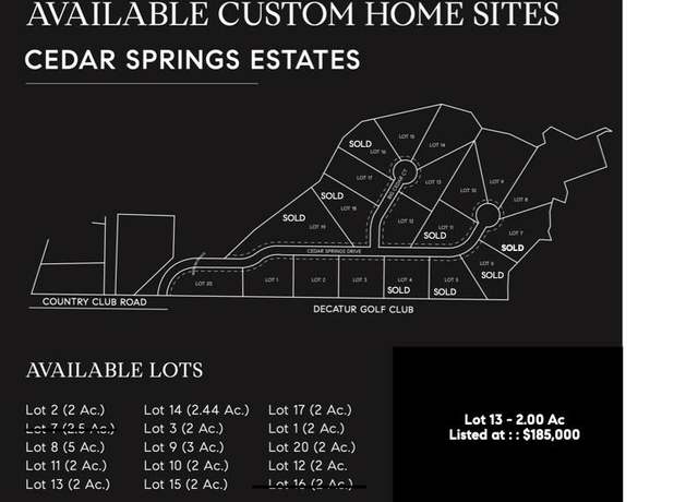 Property at LOT 13 Big Cedar Ct, Decatur, TX 76234