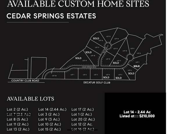 Property at LOT 14 Big Cedar Ct, Decatur, TX 76234