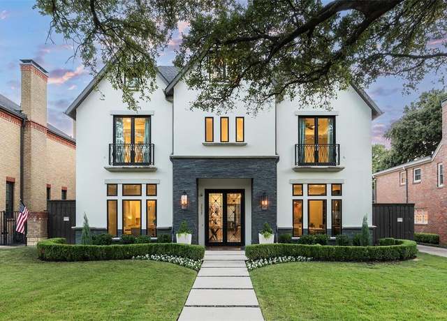 Property at 3537 Milton Ave, University Park, TX 75205, 4 beds, 5.5 baths